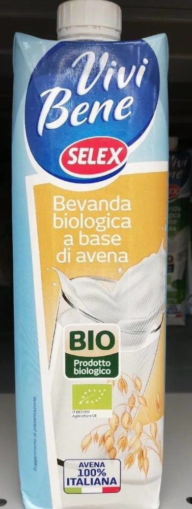 Bevanda biologica a base di avena
