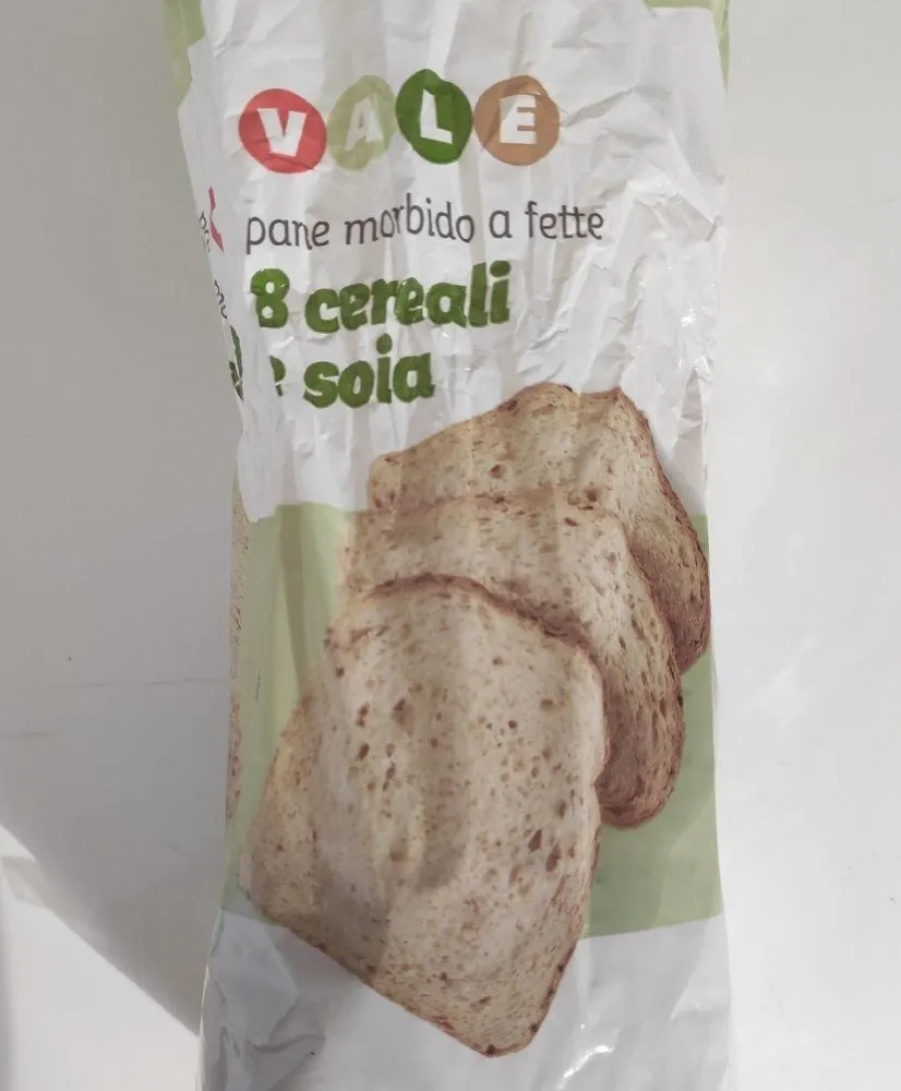 Pane morbido a fette 8 cereali e soia