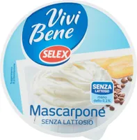 Vivi bene mascarpone senza lattosio