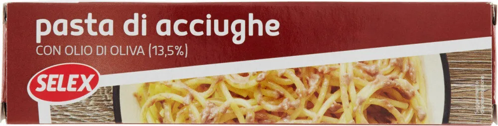 Pasta di acciughe con olio di oliva