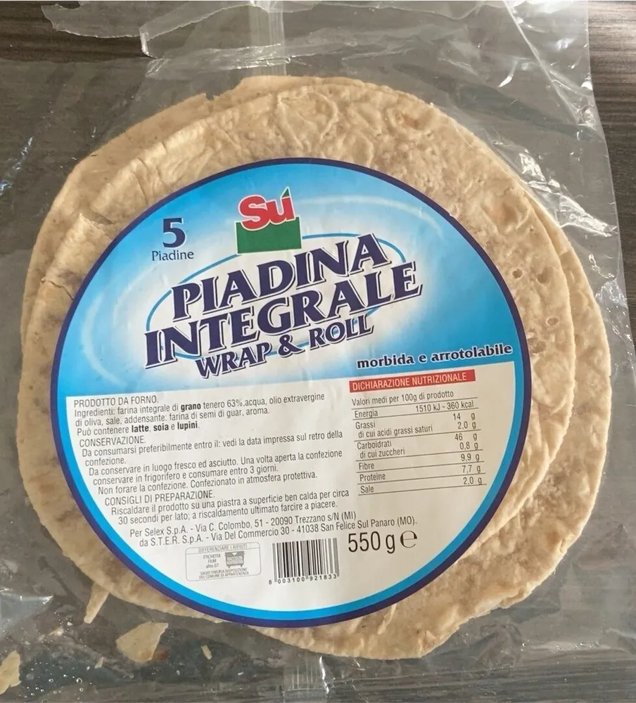 piadina integrale