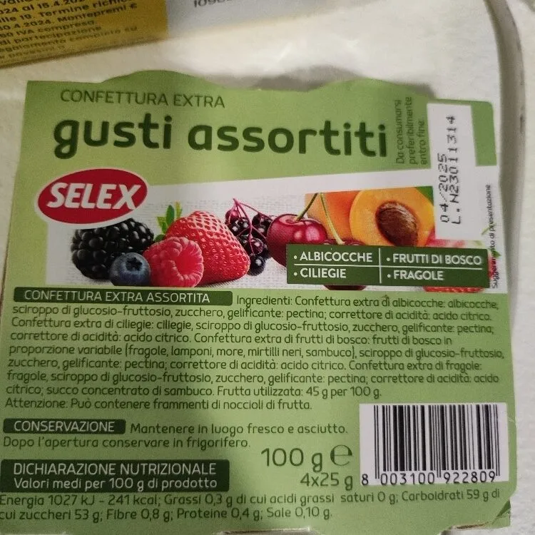 Confettura extra gusto assortiti