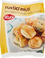 Salatini rustici misti dI Pasta sfoglia ripieni surgelati