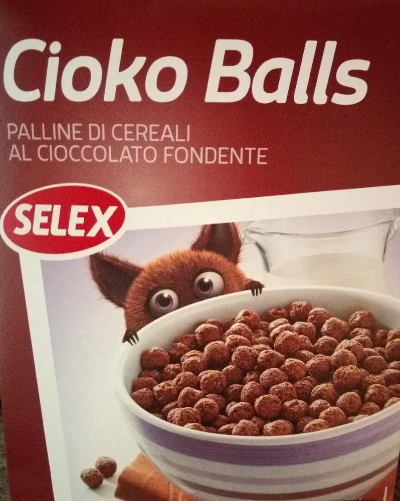 Cioko Balls palline di cereali al cioccolato fondente