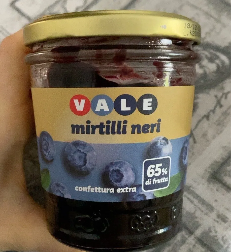 Confettura extra mirtilli neri