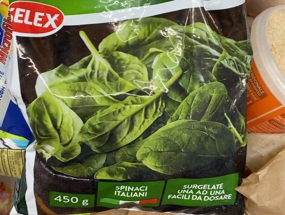 spinaci in foglie