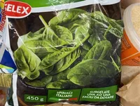 spinaci in foglie