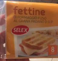 Fettine di formaggio fuso