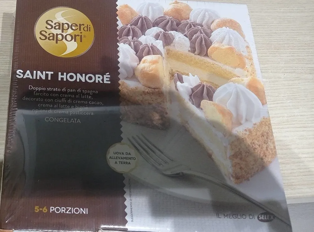 Sape di sapori torta saint honoré congelata