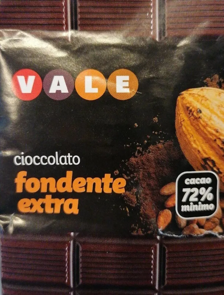 Cioccolato fondente extra al 72%