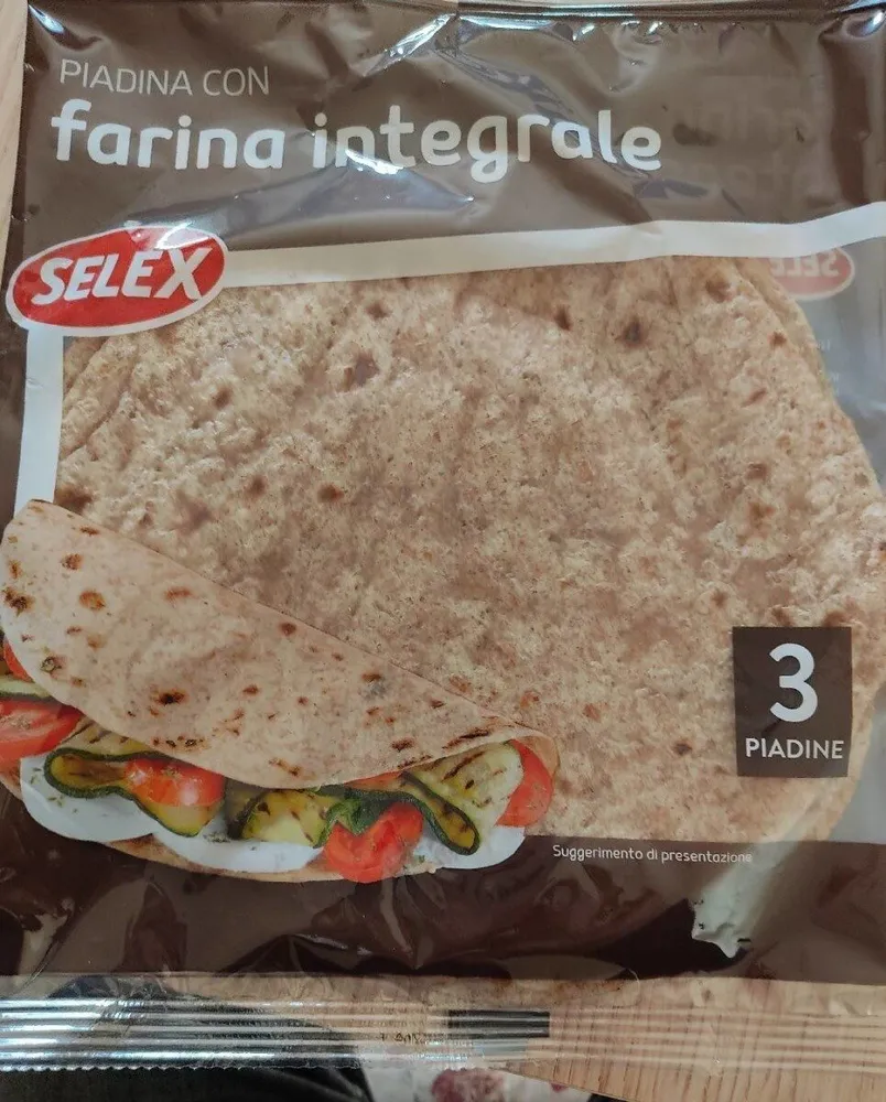 Piadina con farina integrale