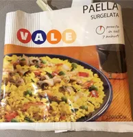 Paella surgelata