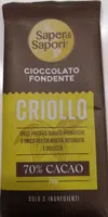 Cioccolato fondente Criollo 70%