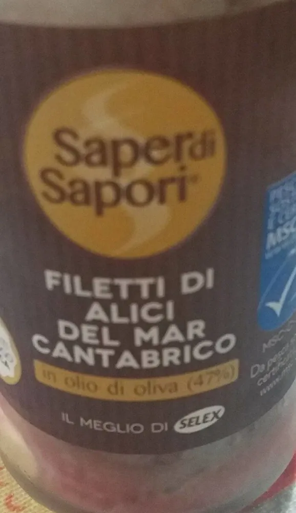 Filetti di alici del mar cantabrico