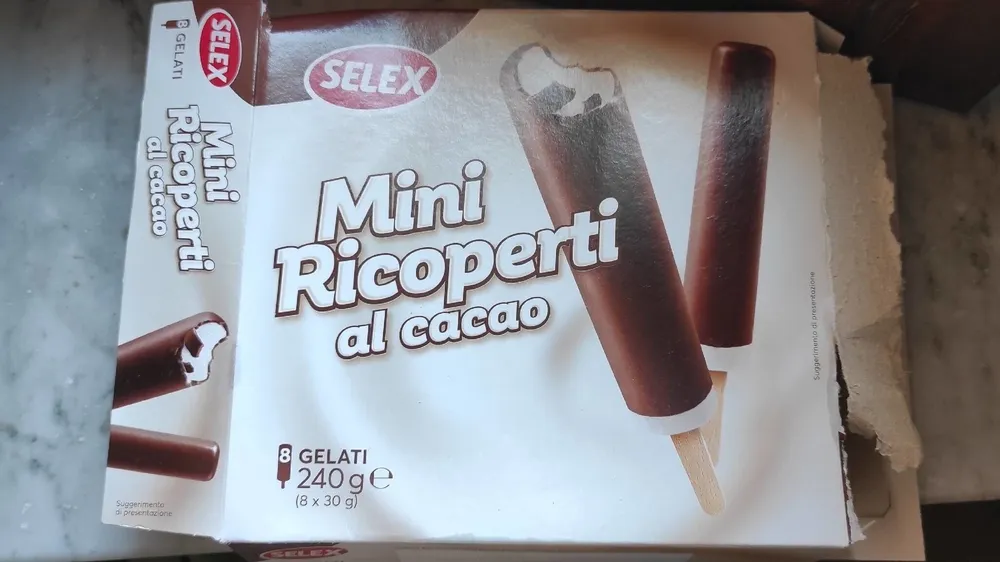 Gelati Mini Ricoperti al Cacao