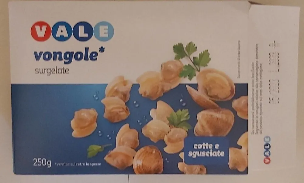 Vongole surgelate