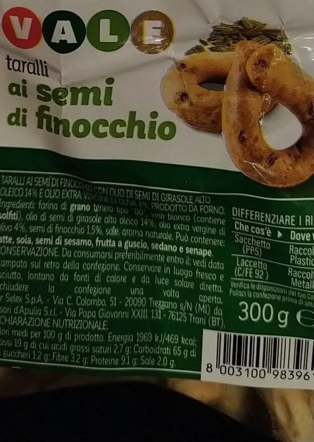 Taralli ai semi di finocchio