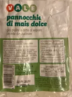 Pannocchie di mais dolce