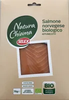 Salmone norvegese biologico affumicato