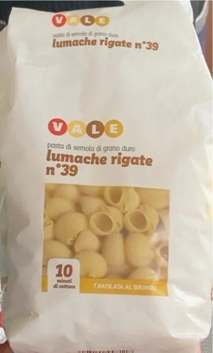 Lumache rigate numero 39