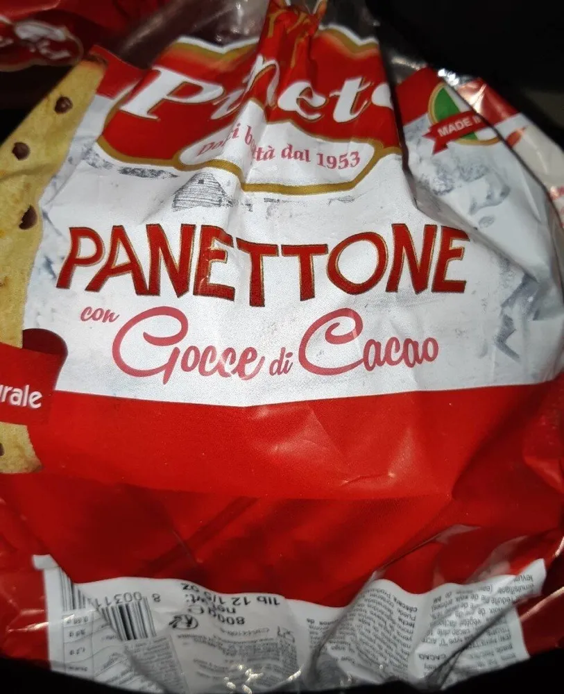 Panettone Cioccolato GR800