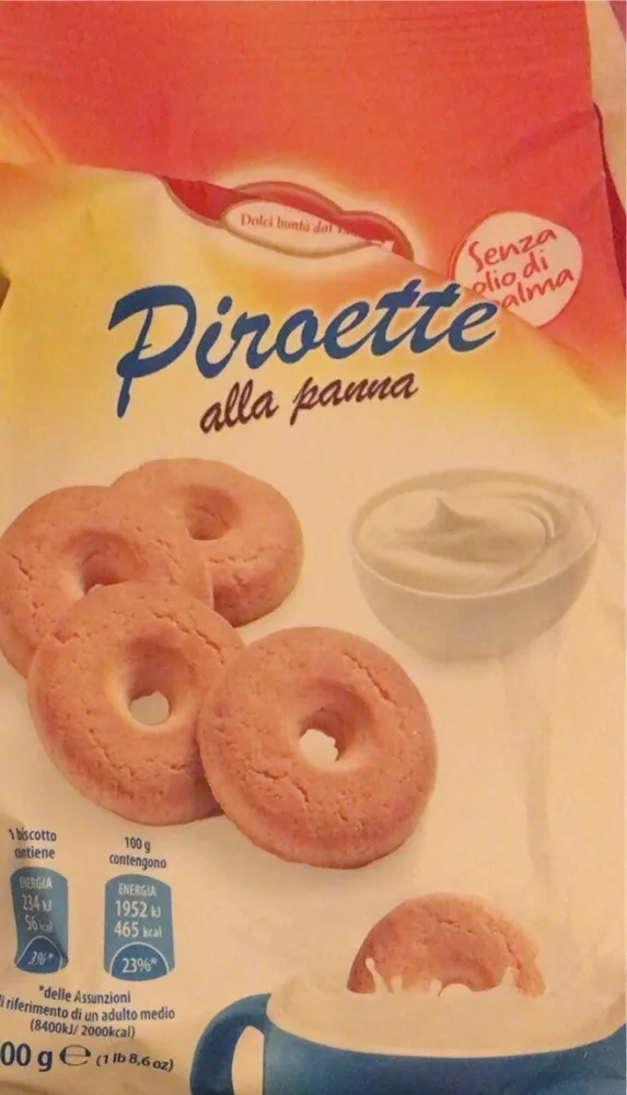 Piroette alla panna