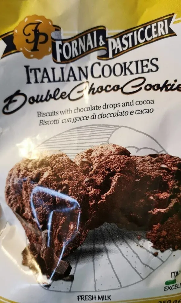 Italian cookies double choco