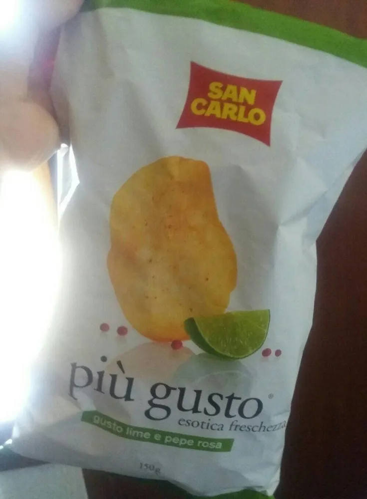 Chips au citron vert et poivre rouge