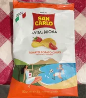 Tomato potato chips