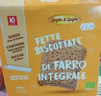 Fette biscottate di farro integrale