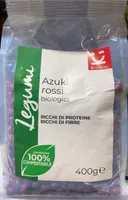 Legumi fagioli aziki rossi biologici
