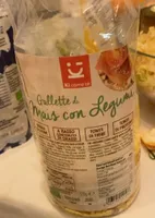 galette di mais con legumj