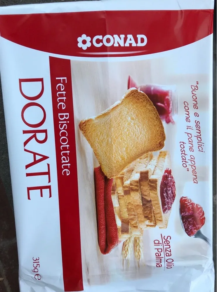 Fette Biscottate Dorate 315G