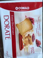 Fette Biscottate Dorate 315G