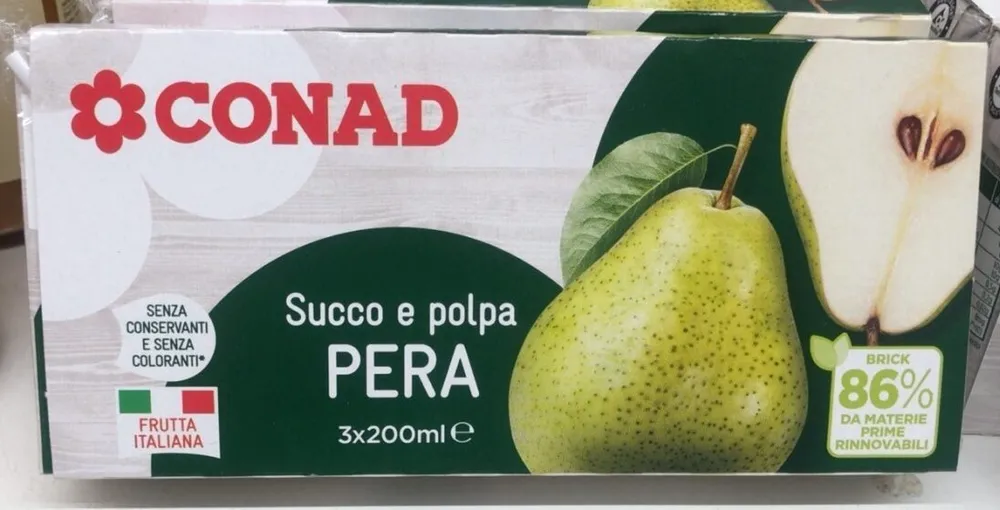 Succo e polpa Pera