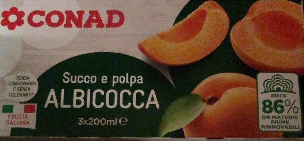 Succo e polpa albicocca