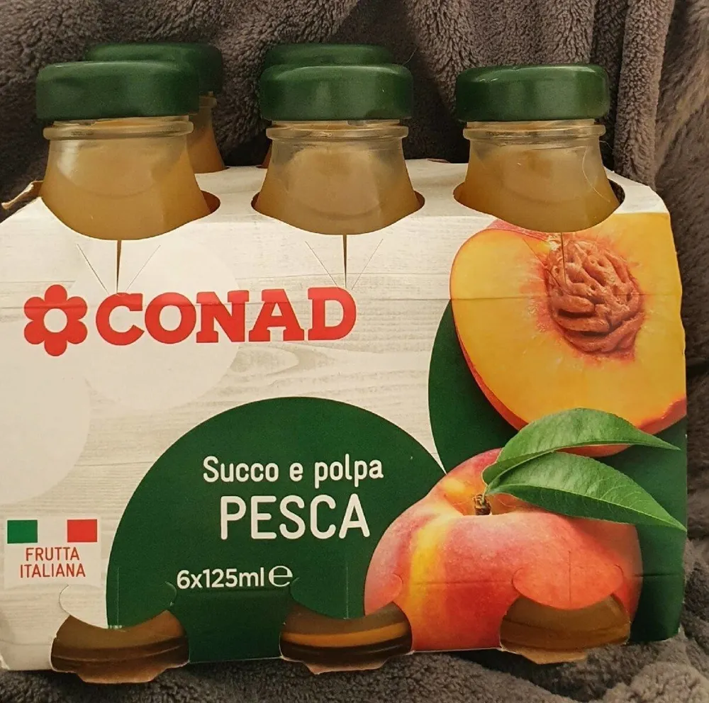 Succo e polpa pesca