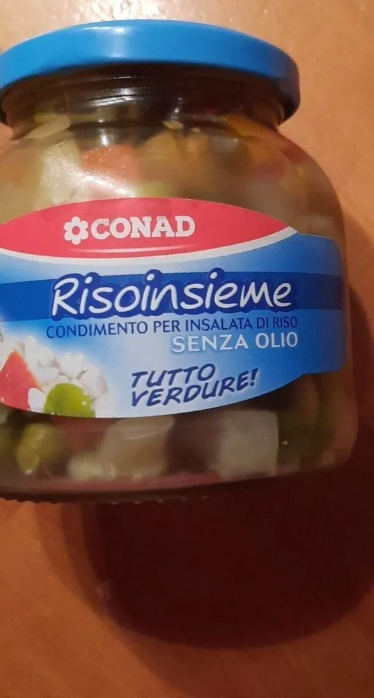 Condimento per insalate di riso senza olio