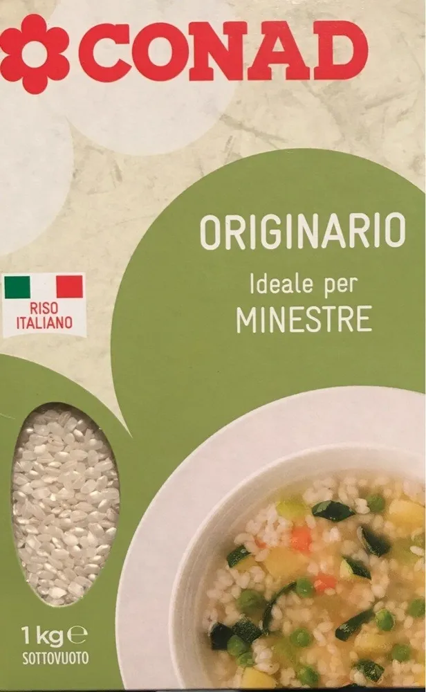 Riso originario ideale per minestre