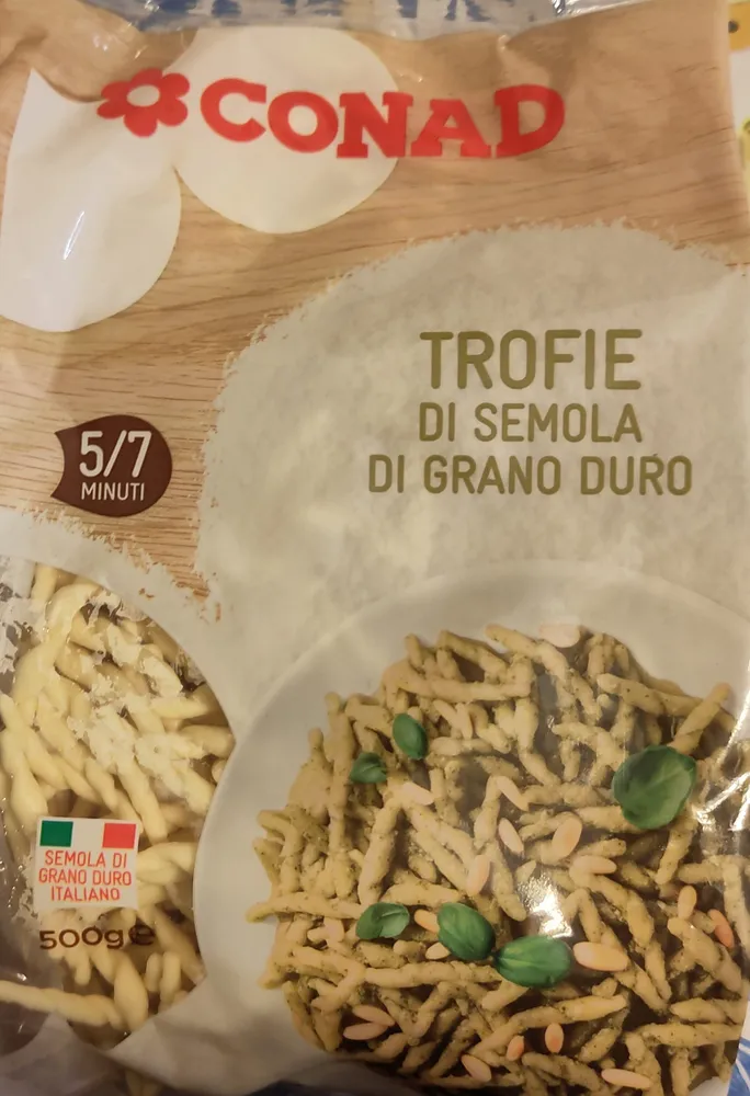 Trofie di semola di grano duro