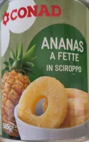 Ananas a fette in sciroppo