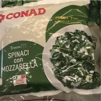 Spinaci con mozzarella