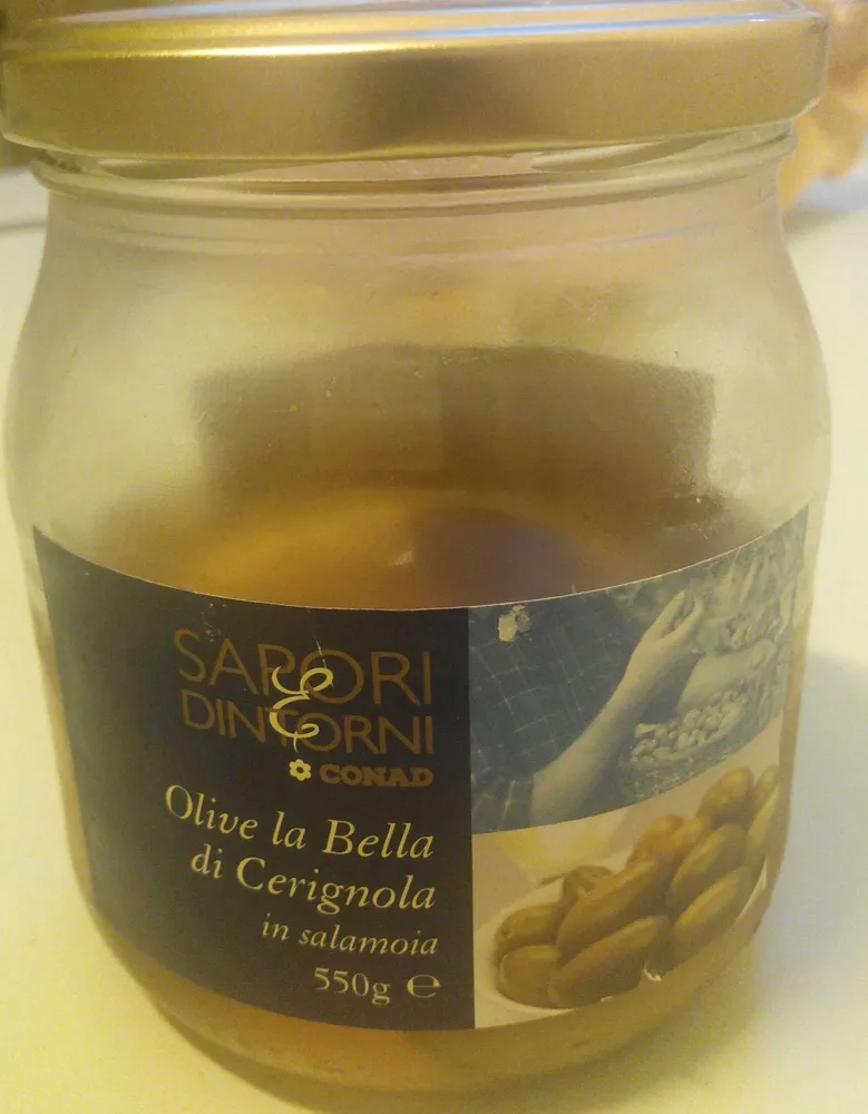 Olive la Bella di Cerignola in salamoia