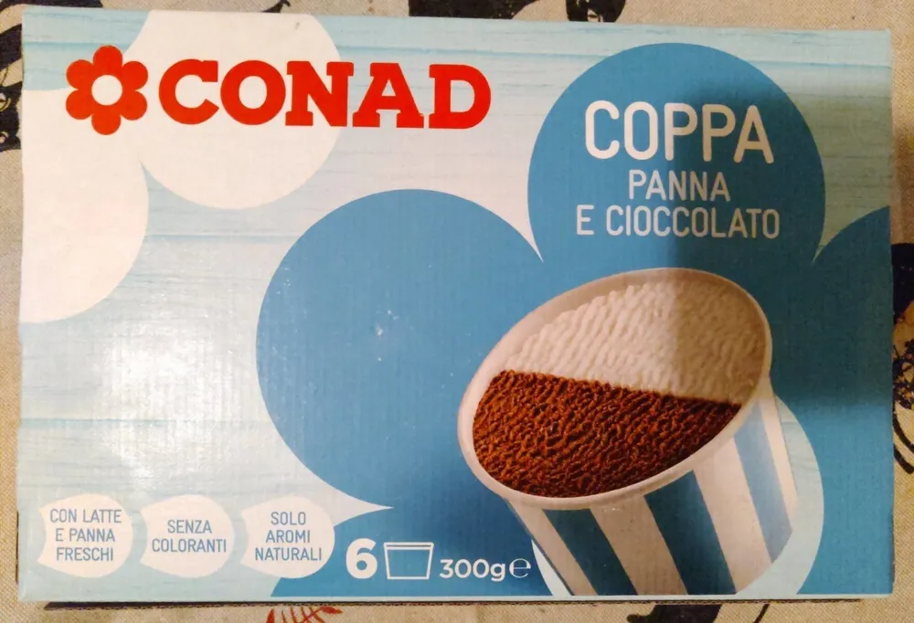 Coppa panna e cioccolato