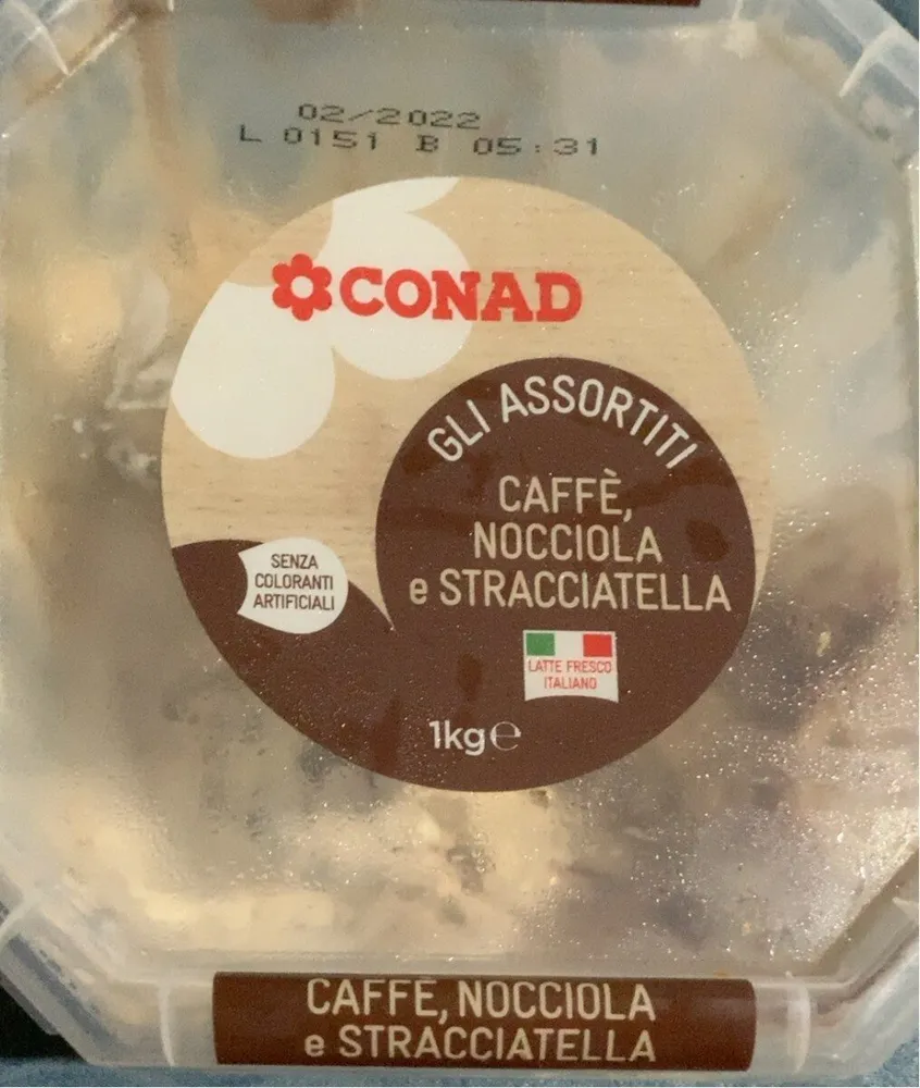 Caffè Nocciola e stracciatella