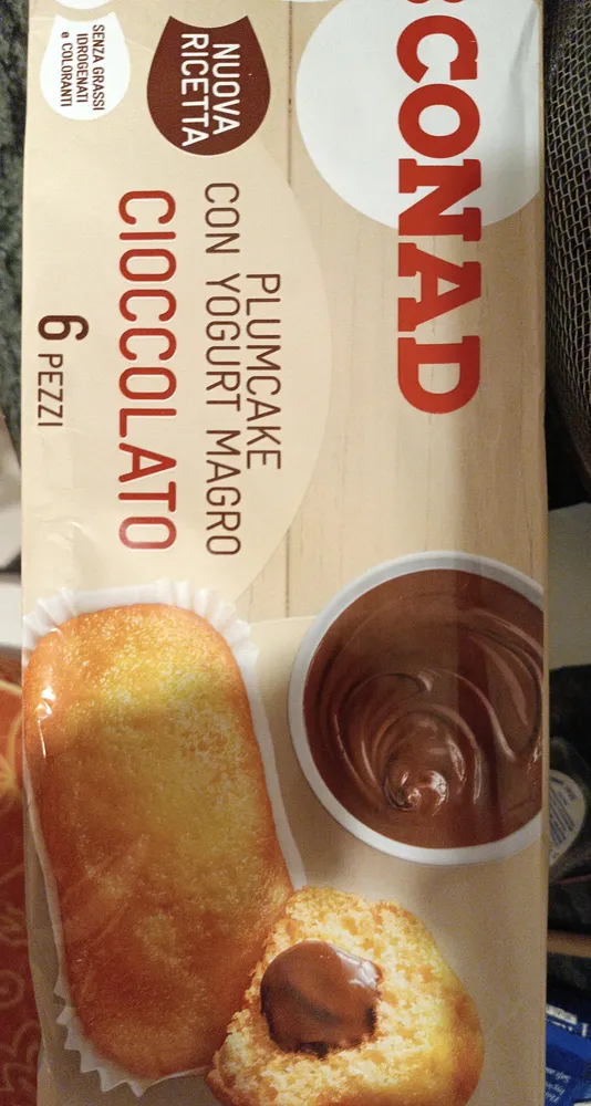 Plumcake con yogurt magro e cioccolato