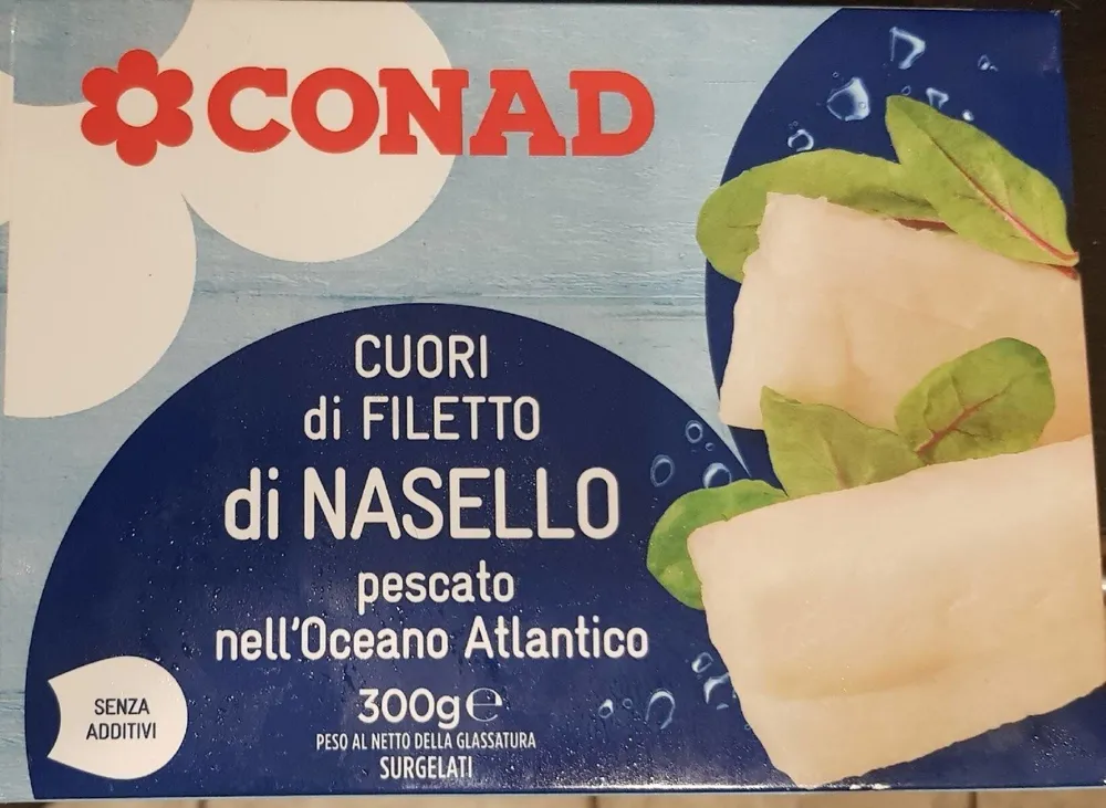Cuori di filetto di NASELLO