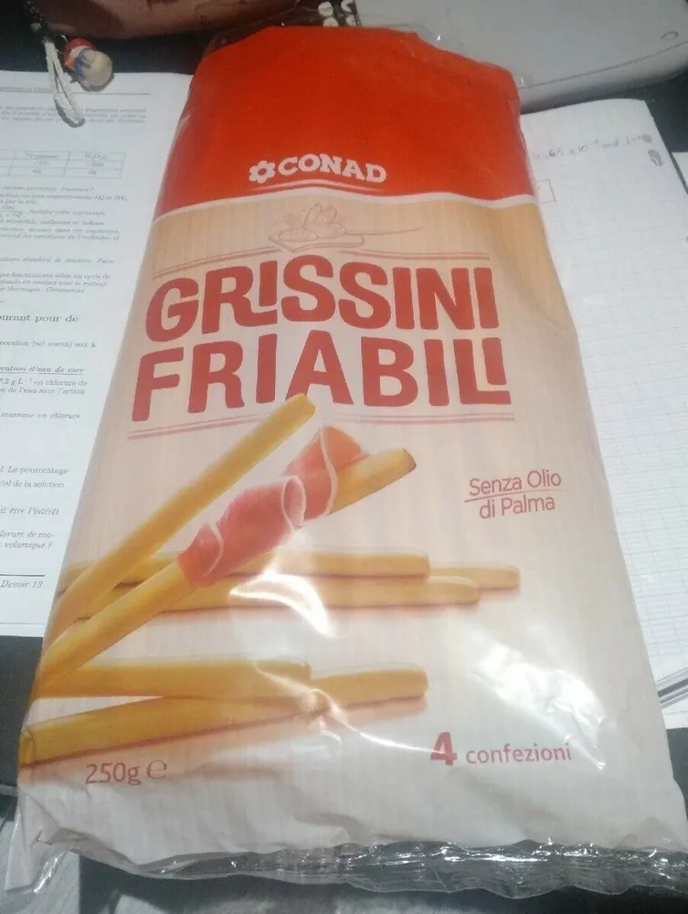 Grissini friabili