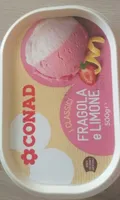 Gelato fragole e limone