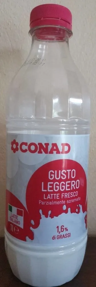 Latte fresco parzialmente scremato